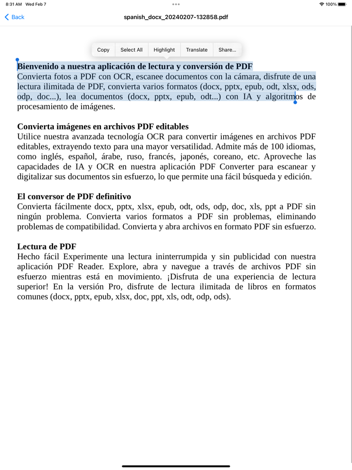 PDF Converter , PDF Reader