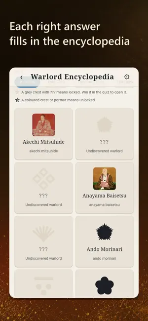 SENGOKU HEROES: Samurai Quiz screenshot 2