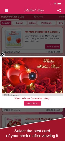 Mother's Day eCard & Greetings screenshot