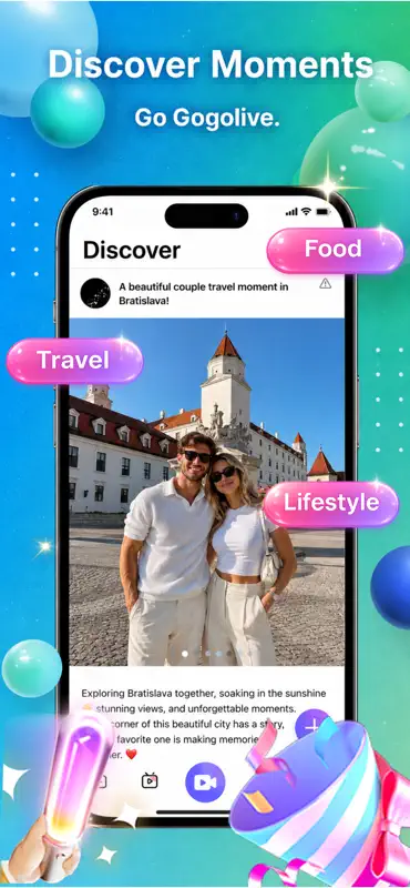 GOGOLIVE Video–Go Live, Chat screenshot 4 of 4