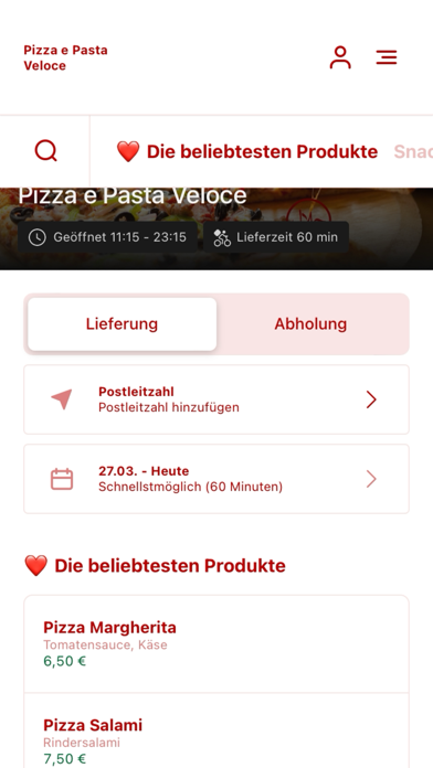 Screenshot #3 pour Pizza e Pasta Veloce