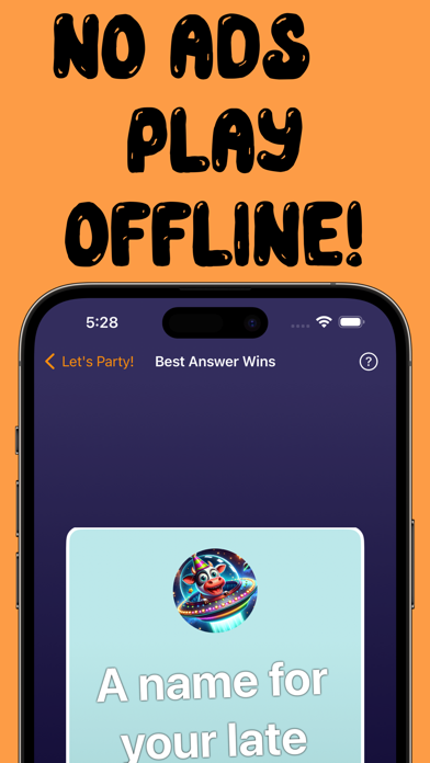 Let's Party Ultimate Questions Screenshot