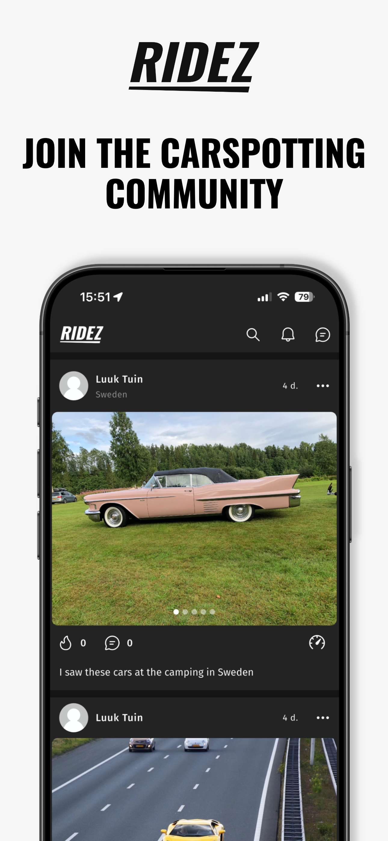 Ridez - Car Spotting App