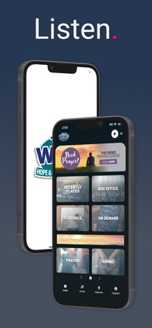 The Wind Radio iPhone screenshot