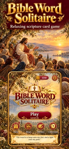 Bible Word Solitaire Puzzle screenshot 1