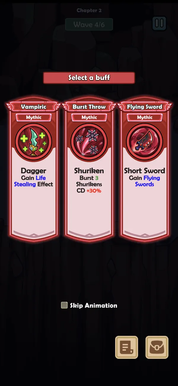 BagMaster Isekai – Bag Battle iOS Mod IPA screenshot 5 - iOS game interface