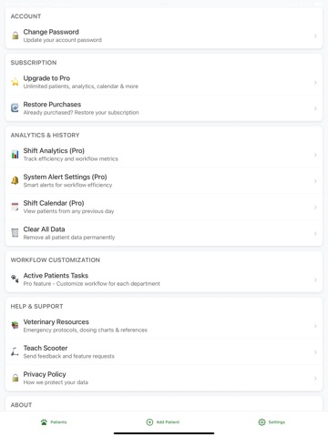 Scooter: Veterinary Workflow iPad screenshot
