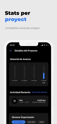 Disty: Project Time Tracker screenshot 4