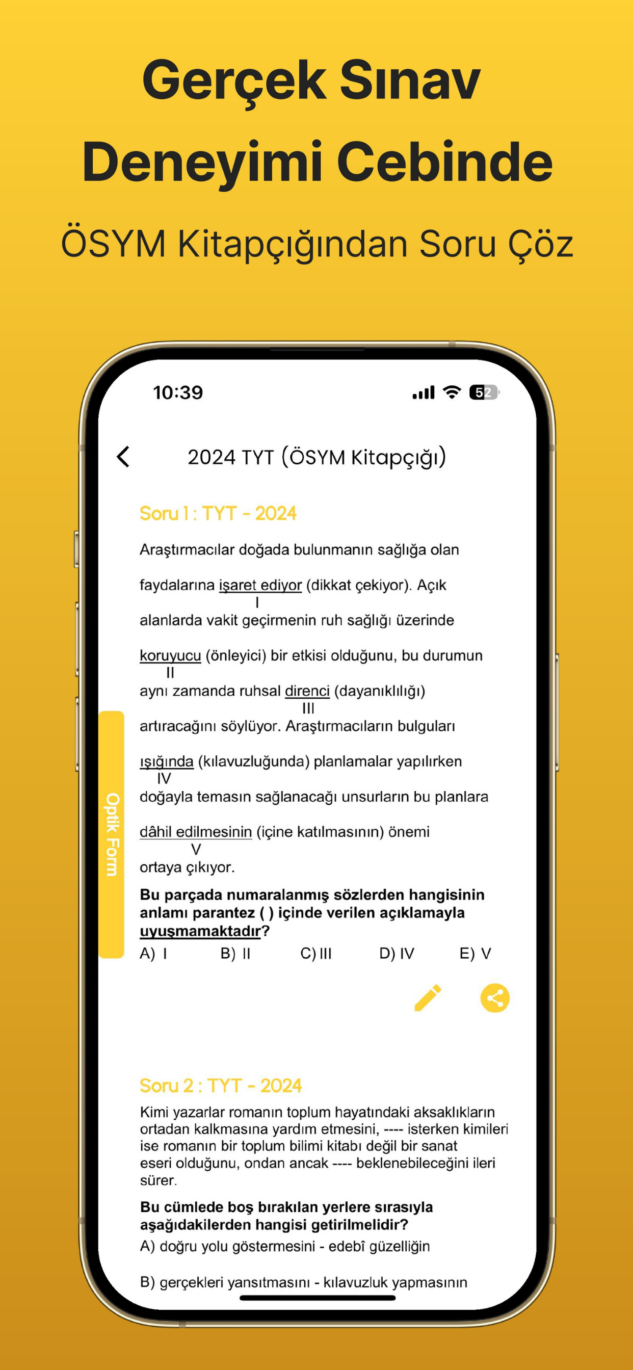Sınav Soruları