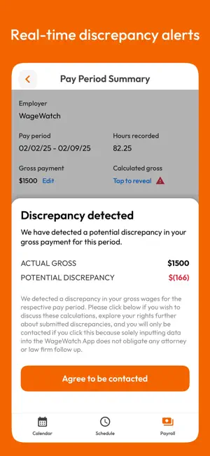 WageWatch App screenshot 1