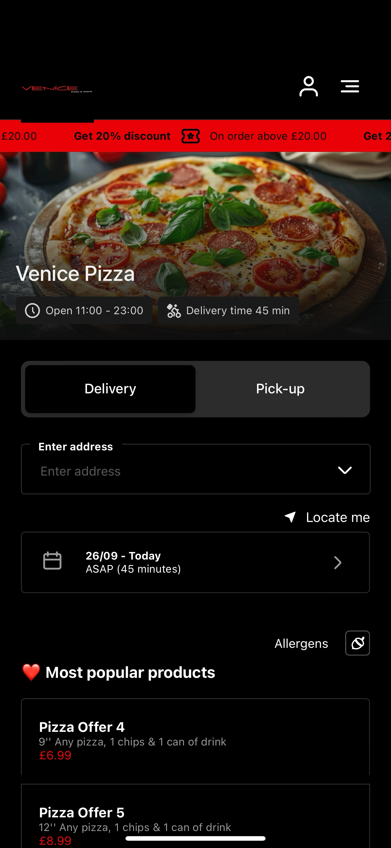 Venice Pizza screenshot 3