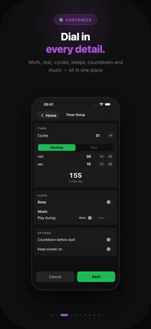 IntervalBeats — Timer & Music screenshot 3