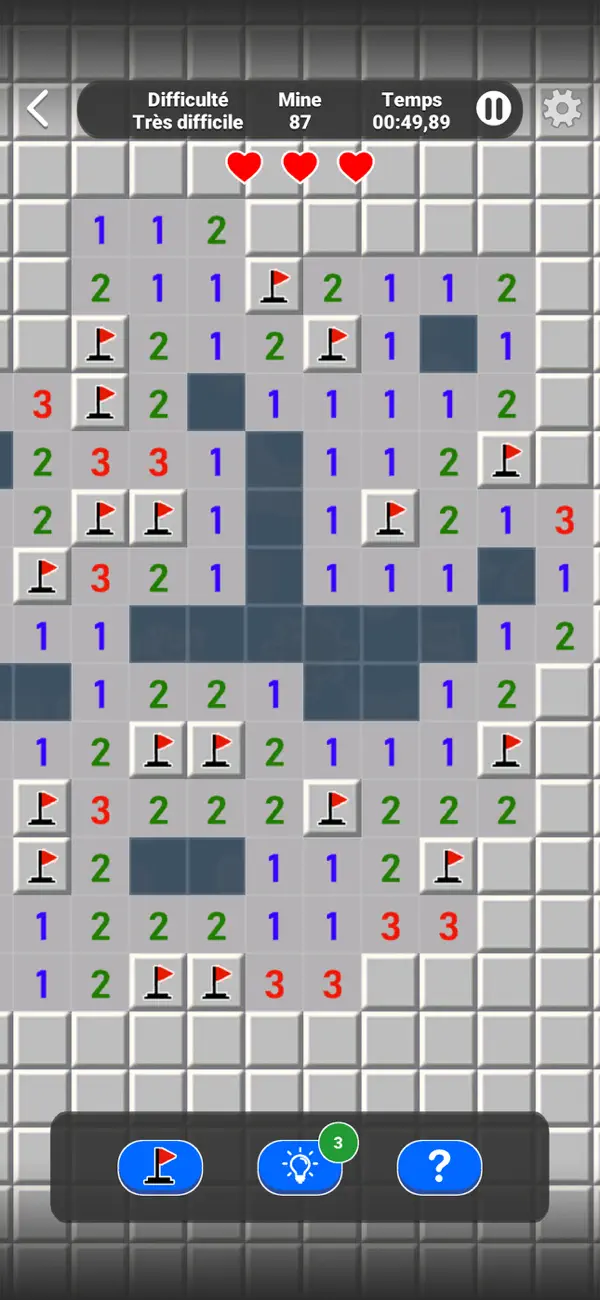 Screenshot #2 pour Démineur GM Pro : No Ads