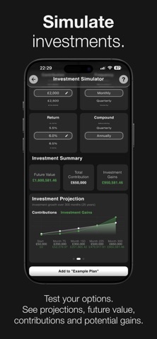 Plans.TheApp Financial Planner iPhone screenshot