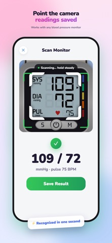 Pulse Measure & Blood Pressure iPhone screenshot
