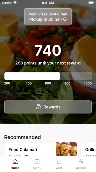 Penn Pizza Restaurant To Go iPhone screenshot 1 - Food & Drink app