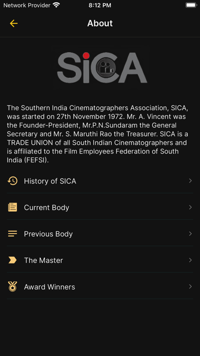 SICA India Screenshot