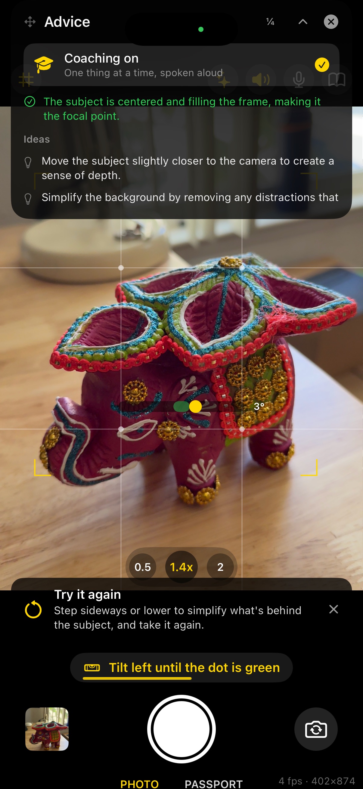 Screenshot 3 of Fotog - Camera Coach