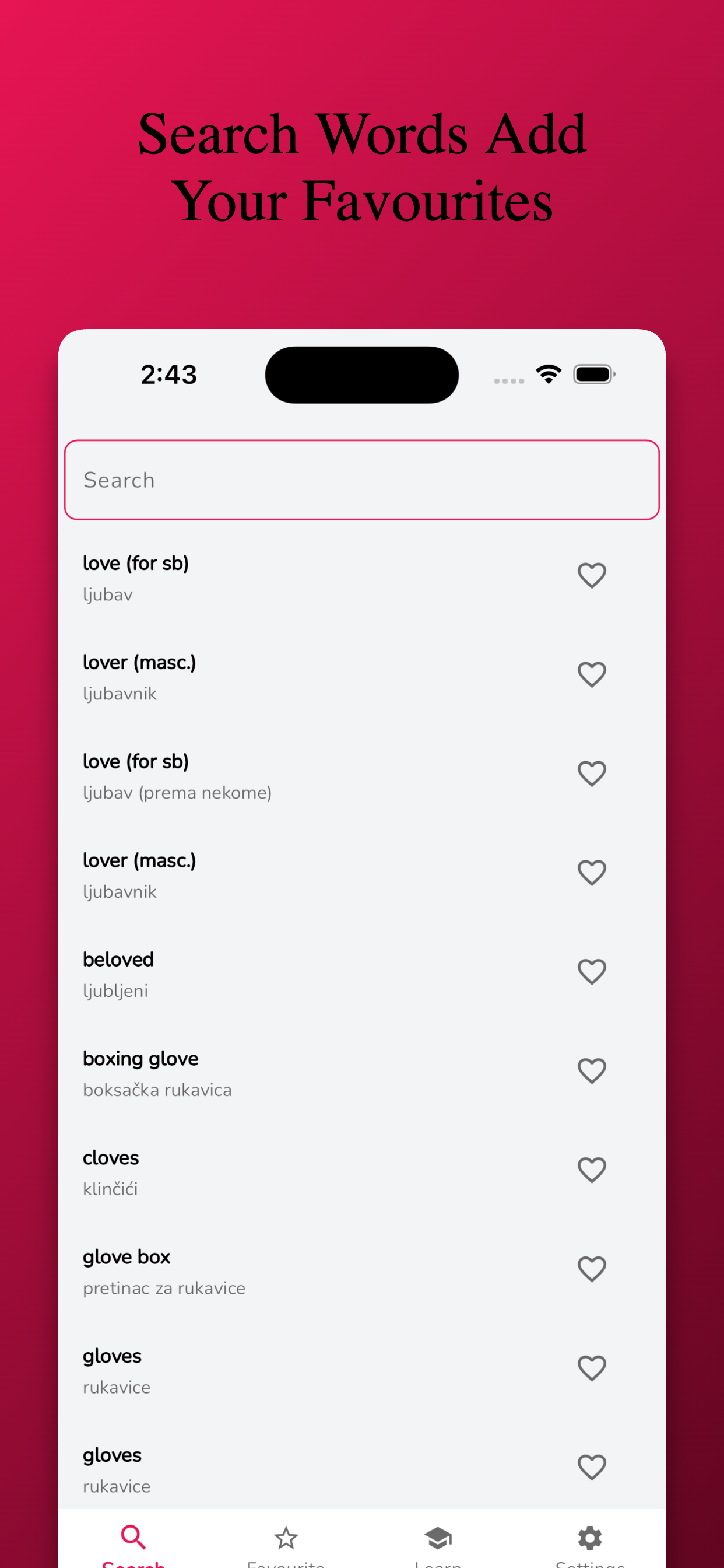 Croatian Learning - Beginners