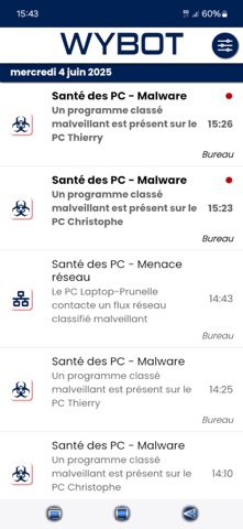 Wybot Notifications Screenshot 3 of 5