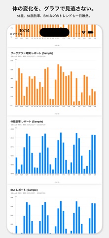 HealthPort - ヘルスケアデータ出力・血圧手帳 iPhone screenshot