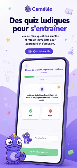 Caméléo: Study Buddy for Kids screenshot 4