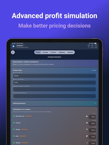 Calculator & ROI: Let's Place iPad screenshot
