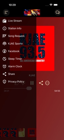 KJAE 93.5 ALL AMERICAN COUNTRY screenshot
