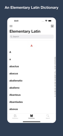 Latin Dictionary Lewis & Short screenshot