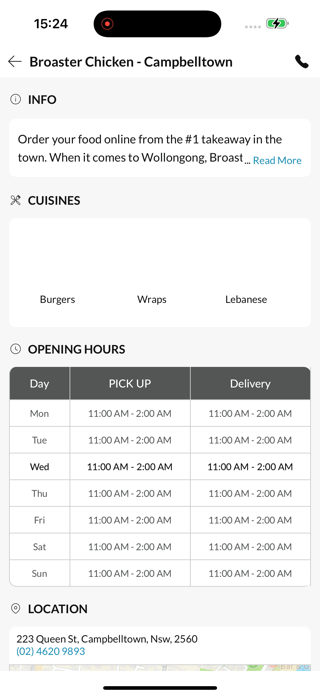 Broaster Chicken Campbelltown Screenshot 5 of 5
