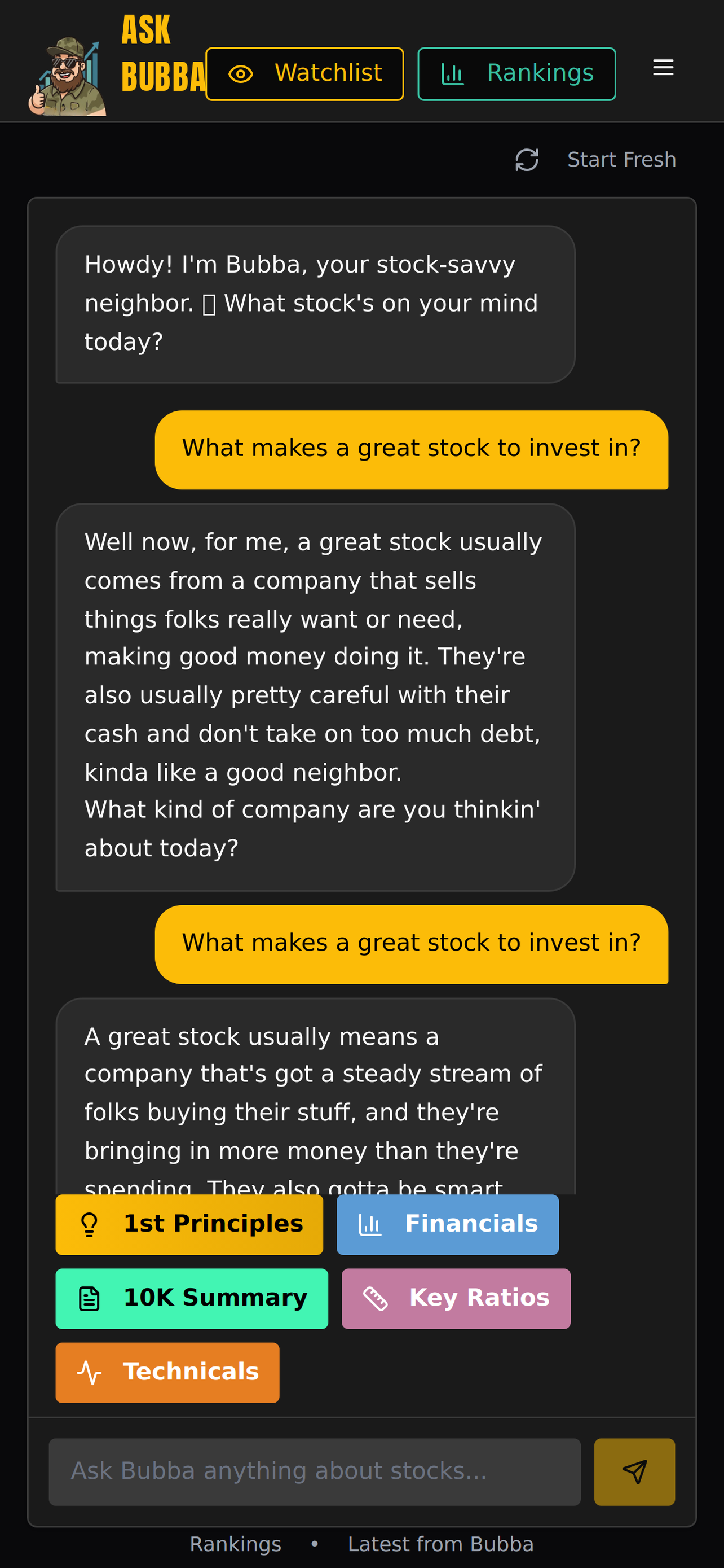 Ask Bubba! screenshot 4