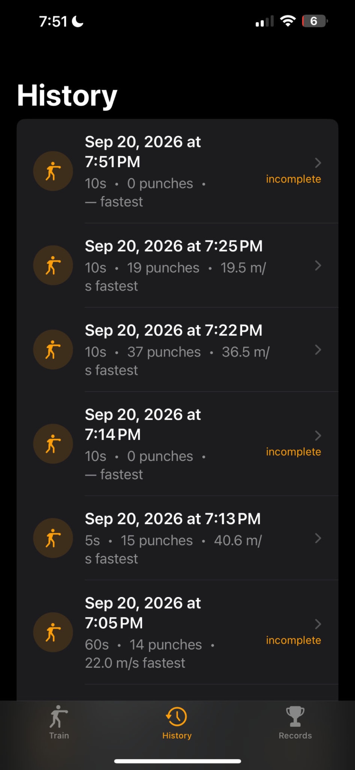Screenshot 2 of Punch Counter Pro