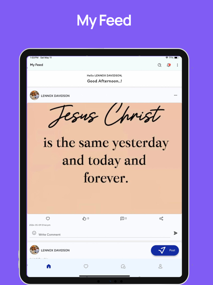 My Christian Social Network