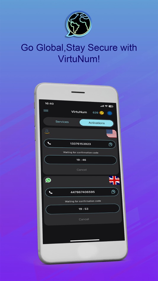 #4. VirtuNum - Virtual Number (iOS) Av: Morteza Salmanpour