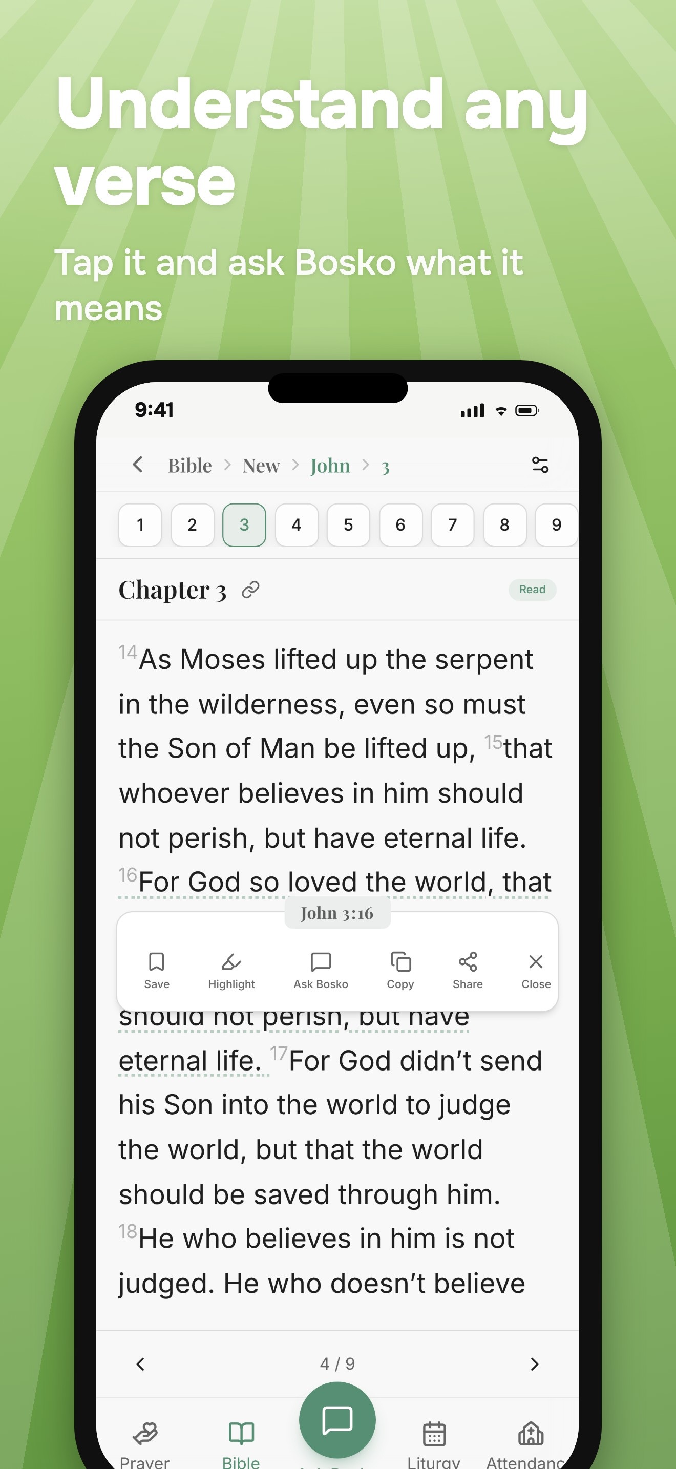 Bosko: AI Prayer & Bible Chat screenshot 2