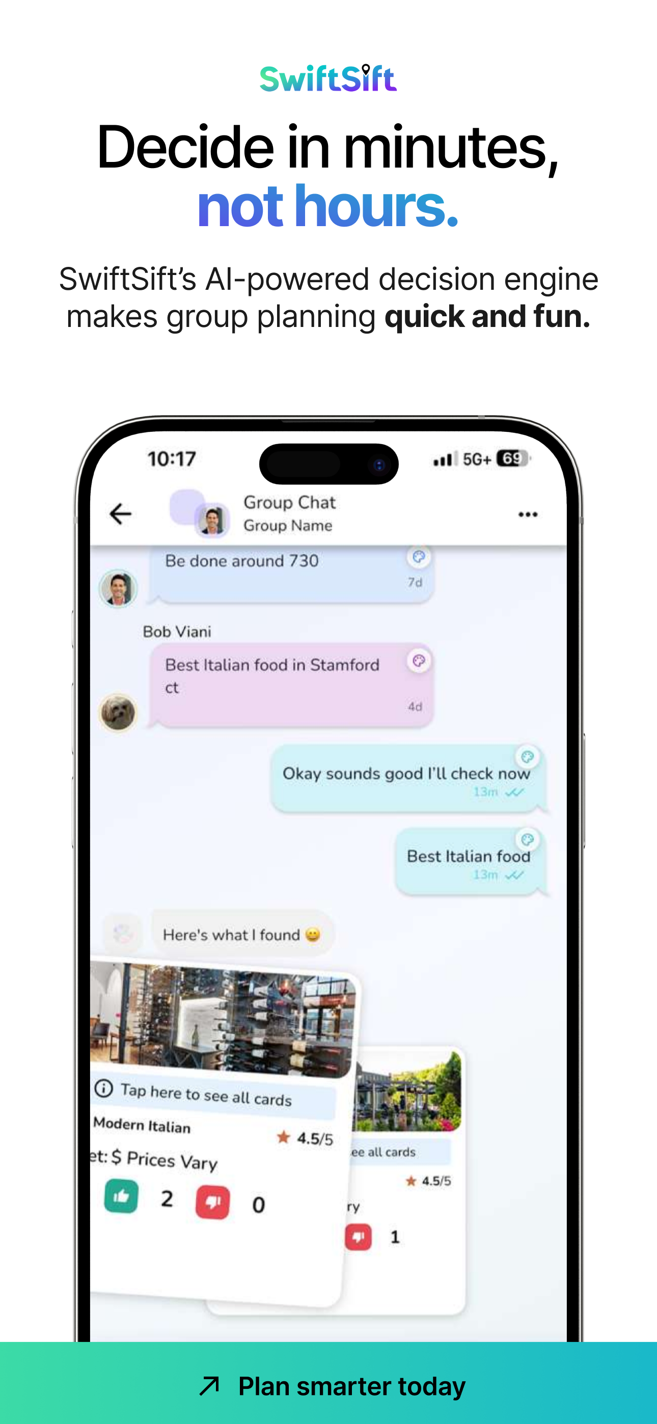 SwiftSift: Group Planner screenshot 3