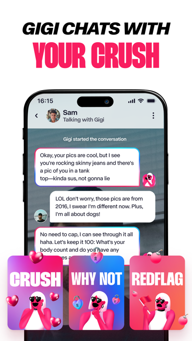 Gigi: Your AI dating wingwoman Screenshot