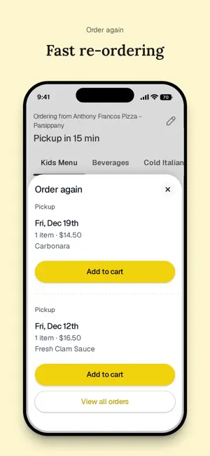 Anthony Francos Pizza screenshot 4