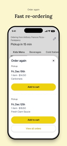 Screenshot 4 of Anthony Francos Pizza App