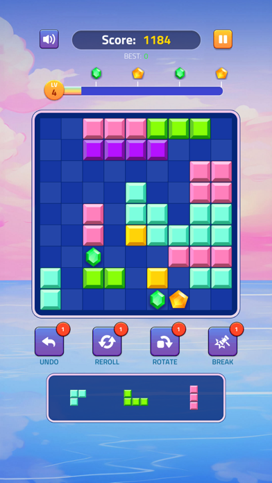 Screenshot #6 for Block Puzzle - Gems Adventure