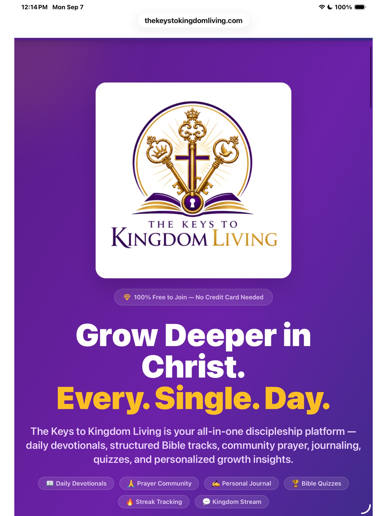 Screenshot 12 of The Keys To Kingdom Living
