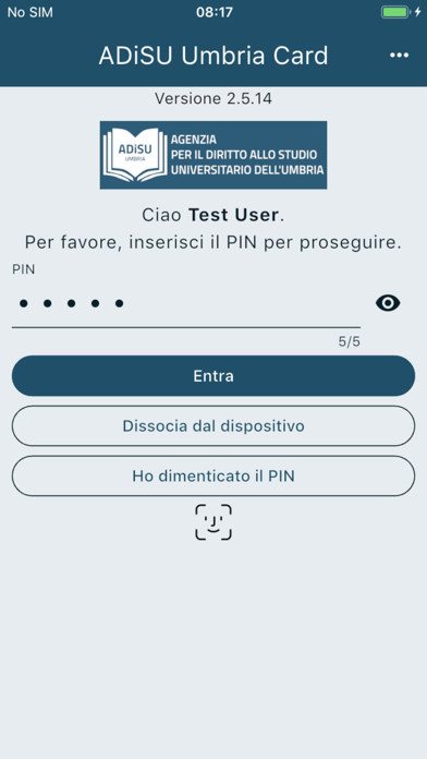 ADiSU Umbria Card Screenshot
