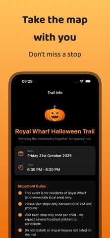 Royal Wharf Halloween Trail screenshot