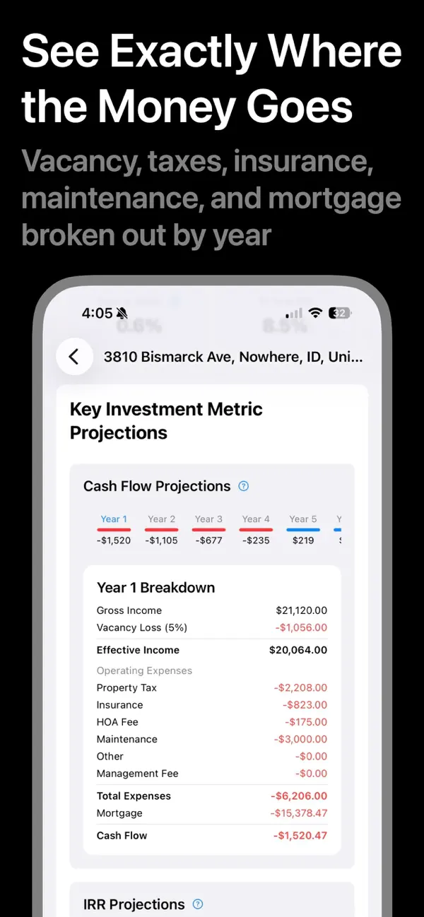Screenshot #2 pour Rental Property Wizard