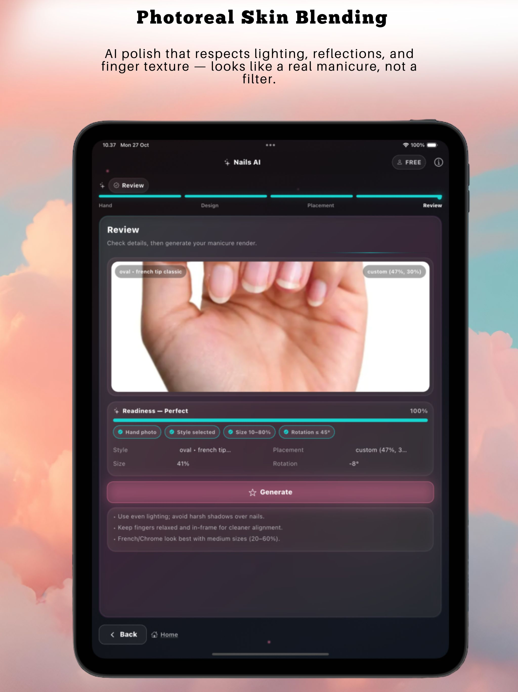 AI Nail Arts Design Generator