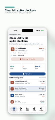 Utility Bill Check Folder Screenshot 1 of 5