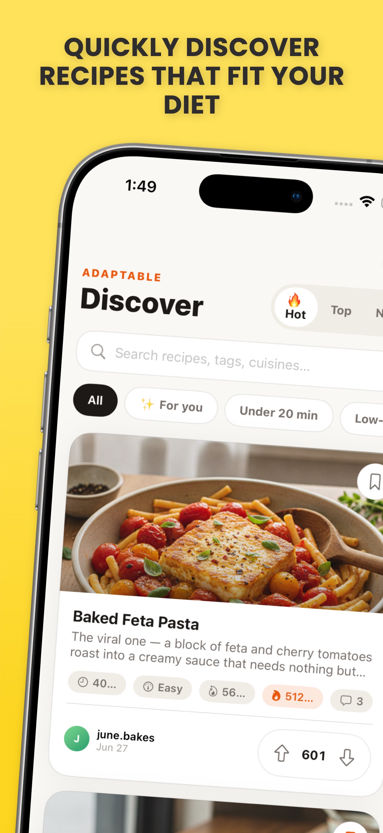 Screenshot 1 of Adaptable Cooking