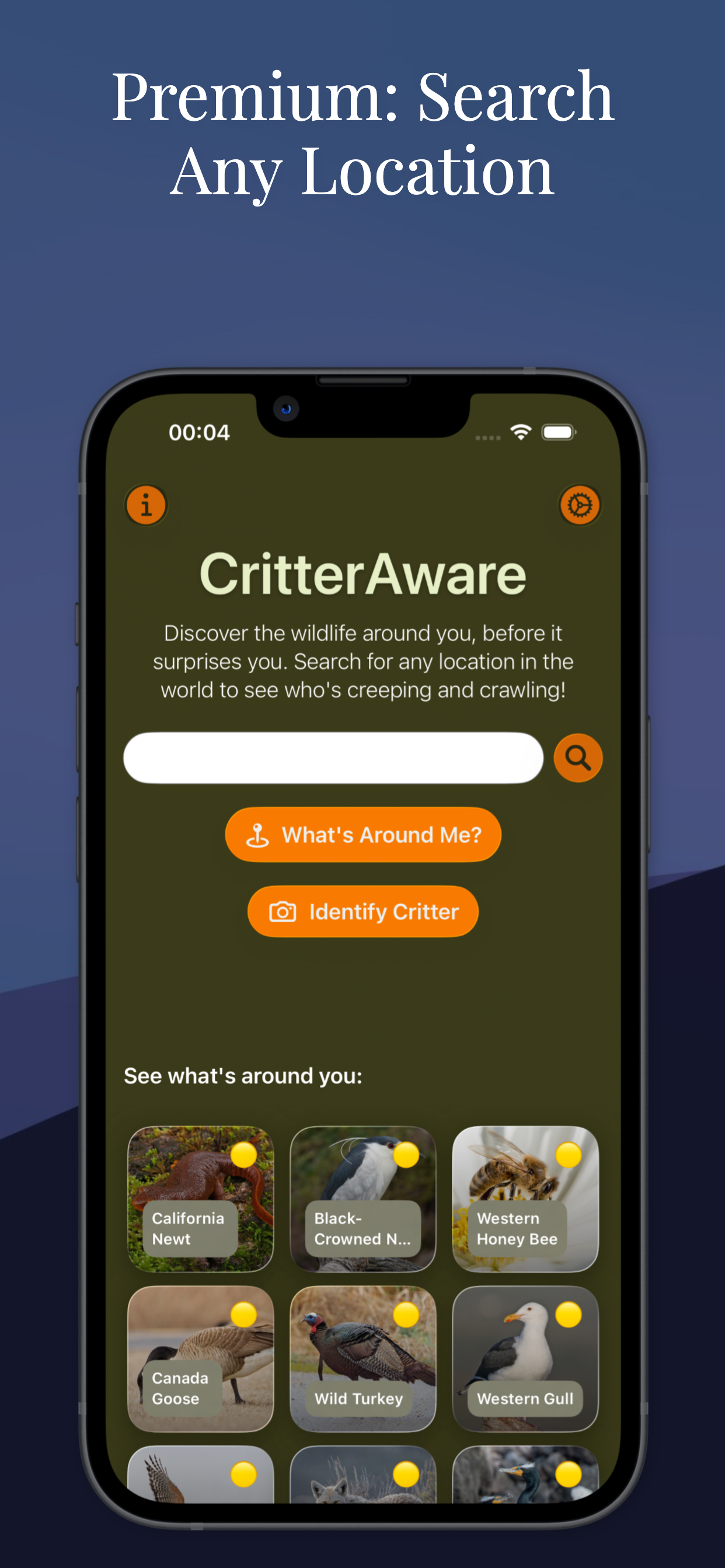 CritterAware: Wildlife Finder
