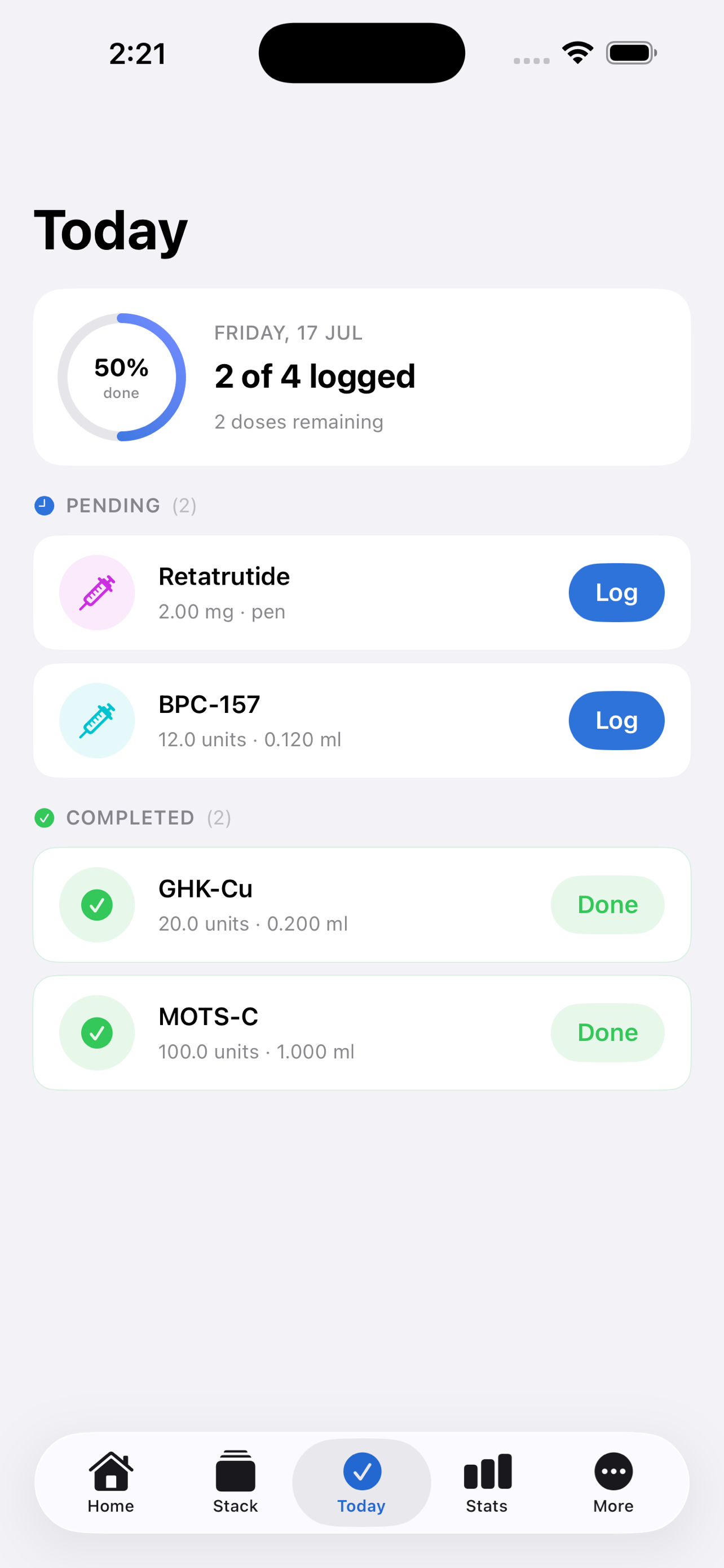 PepCore: Peptide Tracker screenshot 3