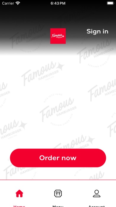 Famous Burgers Screenshot